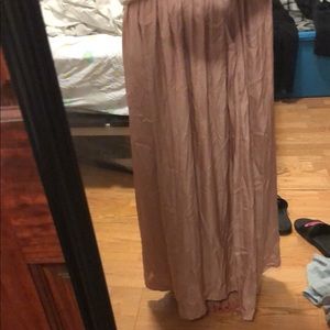 American eagle pink maxi skirt